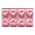 thumbnail image 4 of Msgweeeg Valentine 's Day Decor Handmade Heart-Shaped 8-Cavity Silicone Molds Valentines Chocolate and Ice Cubes Tray for Romantic DIY Treats, 4 of 9