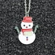 thumbnail image 4 of Collar femenino farfi festejo esmalte brillante Diamante de agua incrustada con todos los regalos decorativos de año nuevo que coinciden feliz navidad Papá Noel muñeco de nieve alce collar colgan, 4 of 5