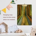 thumbnail image 5 of FMSHPON Creative Wood Background Clipboard Hardboard Wood Nursing Clip Board and Pull for Standard A4 Letter 13x9 inches, 5 of 7