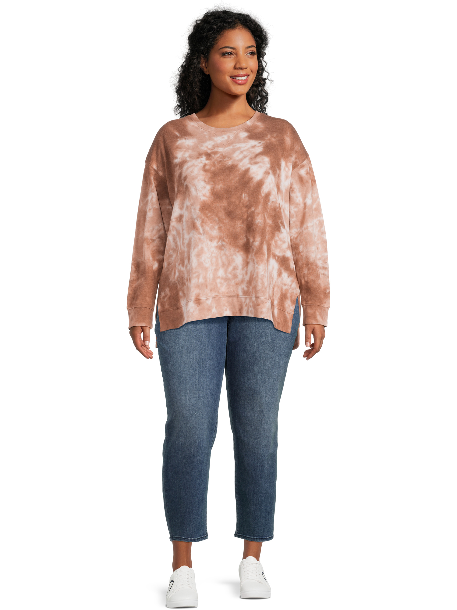 Terra & Sky Women's Plus Size Sweatshirt, 2-Pack
