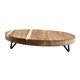 thumbnail image 2 of Soporte de pedestal de madera, soporte de exhibición de bandeja decorativa para decoración de , de pedestal redondo, para mostrador, decoración, 2 of 8