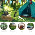 thumbnail image 4 of 100Pcs 8.5cm Lawn Mower Ground Staples Edging Stakes Plastic Yard Garden Boundary Wire Anchor Pegs, 4 of 5