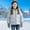 Sky Blue, variant on ATOGUTA Girls' Outerwear Jackets & Coats Waterproof Ski Jacket Fleece Snow Coat Size 1T-12, Navy