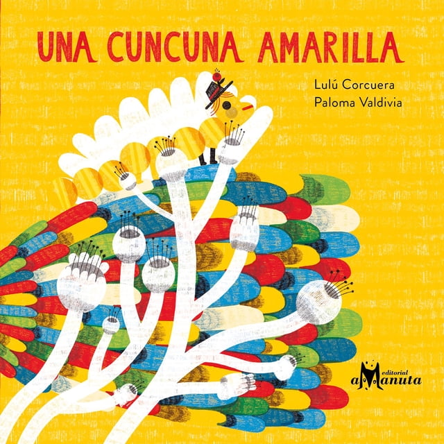 Una cuncuna amarilla Blanco