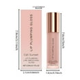 thumbnail image 2 of Lip Plumper Gloss, Metallic Lipstick, Long-Term Hydrating Lip Plumping Gloss for Flat Dull Dry Lips, Softening Smooth Texture with Nourishing Ingredients, 2 of 9