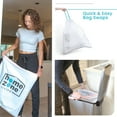 thumbnail image 5 of Home Zone Living 12 Gallon Slim Kitchen Trash Can with Slow Close Lid and Step Pedal, Stainless Steel, Matte Blue, 45 Liters, 5 of 9