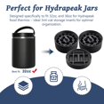 thumbnail image 2 of Set de almacenamiento para viales de 3 ml Abode para Hydrapeak 32 oz, almacenamiento seguro para viales, negro, 2 of 7
