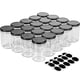 thumbnail image 1 of Ritayedet Tarros de Vidrio para Velas con Tapa, Frascos de Vidrio pequeños de Boca Ancha de 12 oz con Pegatinas Extra Negras, Juego de 20 Apto para lavavajillas, 1 of 7