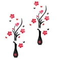thumbnail image 2 of MasteelfCA 2 Pcs Beautiful Wall Stickers Wall Decoration Flower Pattern Decoration for Home, 2 of 9