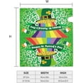 thumbnail image 3 of Rainbow Flags St. Patricks Day Spring Mailbox Covers Magnetic Letter Post Box Cover Mail Wraps Garden Decorations Large Size 25.5 X 21 in, 3 of 7