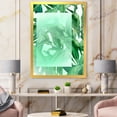 thumbnail image 3 of Designart 'Tropical Palm Green Leaves Under White Rectangle' Nautical & Coastal Framed Art Print, 3 of 4