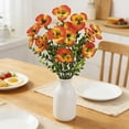 thumbnail image 4 of SLYNSHome Artificial Fake Pansy Flowers for Outdoor Spring Decor,Watermelon Red Faux Silk Pansies Plants for Front Door Porch Yard Patio Window Box Home Decor, 4 of 7