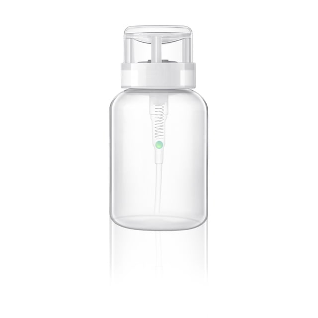 Vogacara 200ML Nail Art Pump Dispenser Empty Pumping Spray Bottle Liquid Lid with Gear Accessories Container Remover Travel Women Type3 NO3