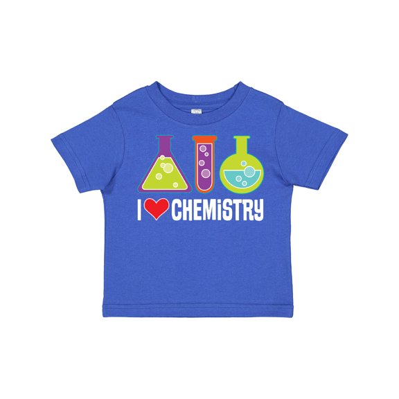 Inktastic I Love Chemistry Science Boys or Girls Toddler T-Shirt