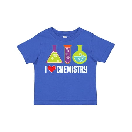

Inktastic I Love Chemistry Science Gift Toddler Boy or Toddler Girl T-Shirt
