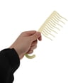 thumbnail image 4 of Unique Bargains 1 Pc Simple Durable Hair Comb Beige PP Wheat Straw, 4 of 6