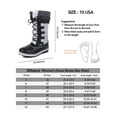 thumbnail image 6 of Eastvita Women's Snow Boots Women Waterproof Mid Calf Anti-slip Outdoor Warm Duck Boot for Winter, 6 of 7