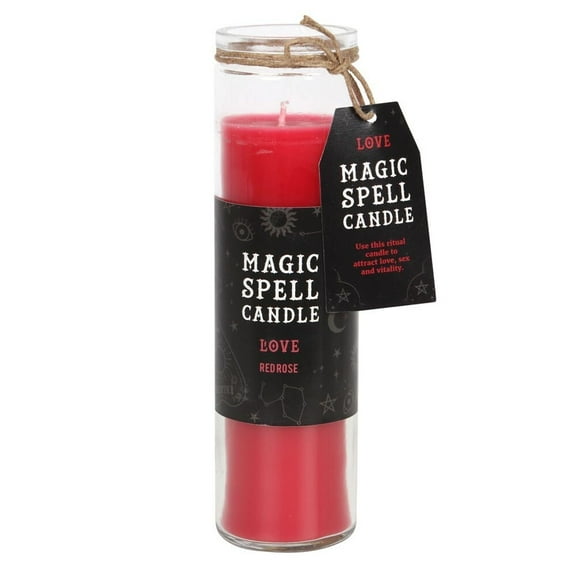 Something Different Magic Spell Red Rose Love Candle