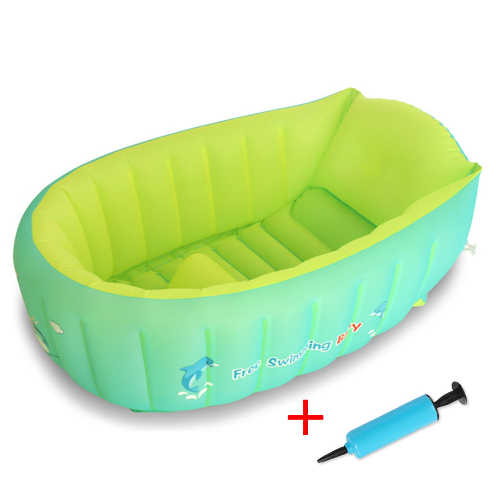 Baby Inflatable Bathtub Portable Infant Toddler Bathing ...