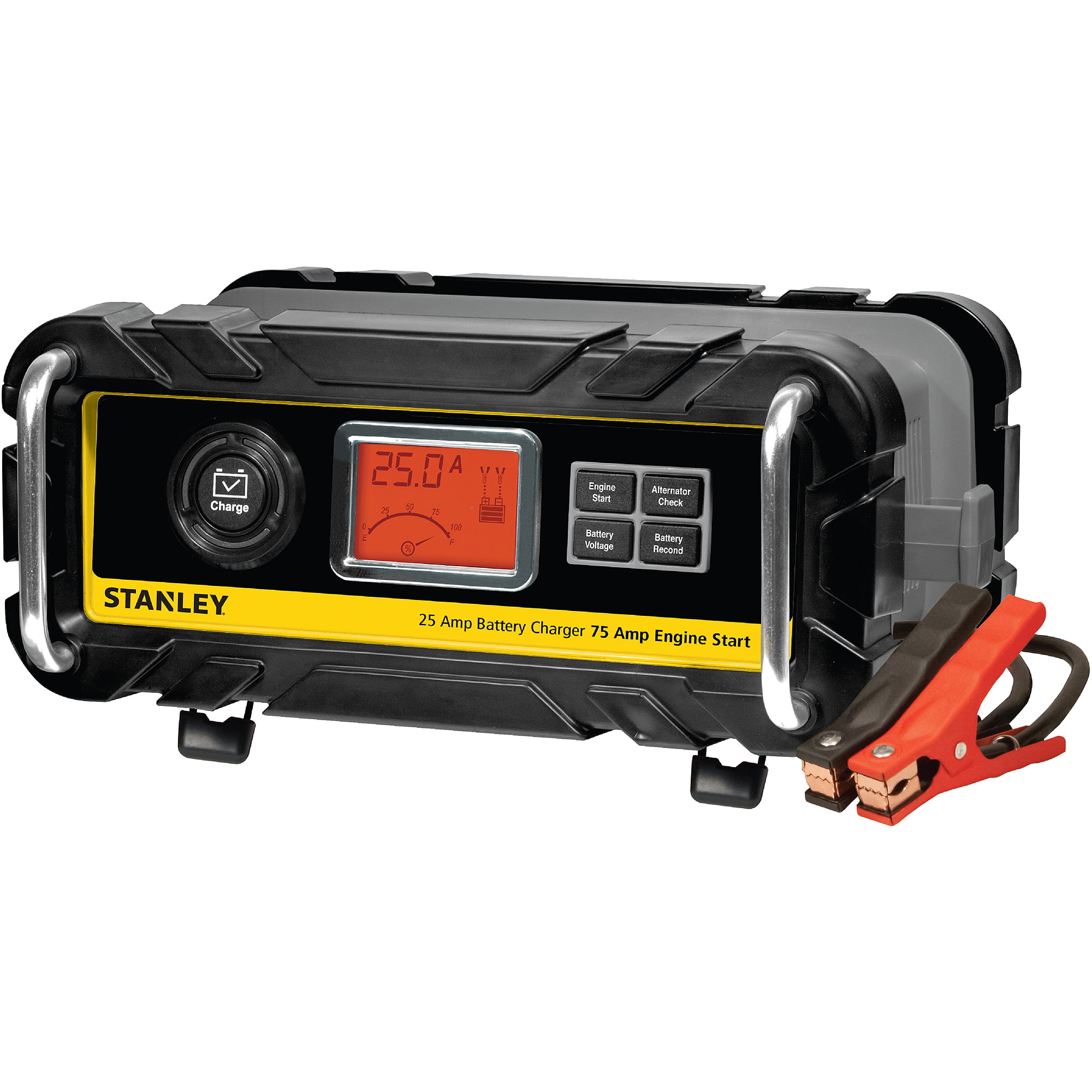 Stanley 25A Battery Charger with 75A Engine Start ...