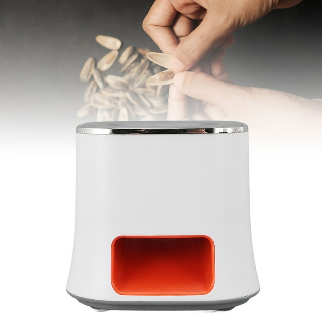 Electric Nut Peeler, Automatic Peeling Machine for Sunflower Seeds, High Efficiency, Safe Design, Easy to Clean, Premium Material with Four Hole Peeler Sheller Opener for Casual