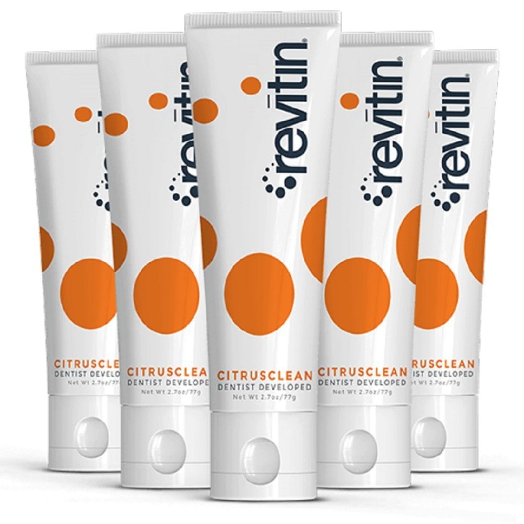 Revitin Natural Prebiotic Oral Therapy Toothpaste (5 pack) - Walmart.com