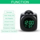 thumbnail image 5 of Reloj despertador de proyección ANGGREK reloj digital multifuncional con proyector Pantalla digital clara, 5 of 8