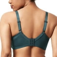 thumbnail image 3 of HSIA Women's Full Coverage Back Fat Underwire Unlined Bras,Balsam Blue,44G, 3 of 7