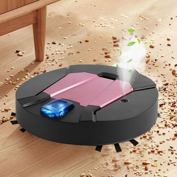 4-in-1 Robot Vacuum and Mop Combo, Upgrade Robot Vacuum with Accessories, Sweeping Mopping Spray Humidification Vacuum Cleaner with Water Tank/Bin/Brush, 13"