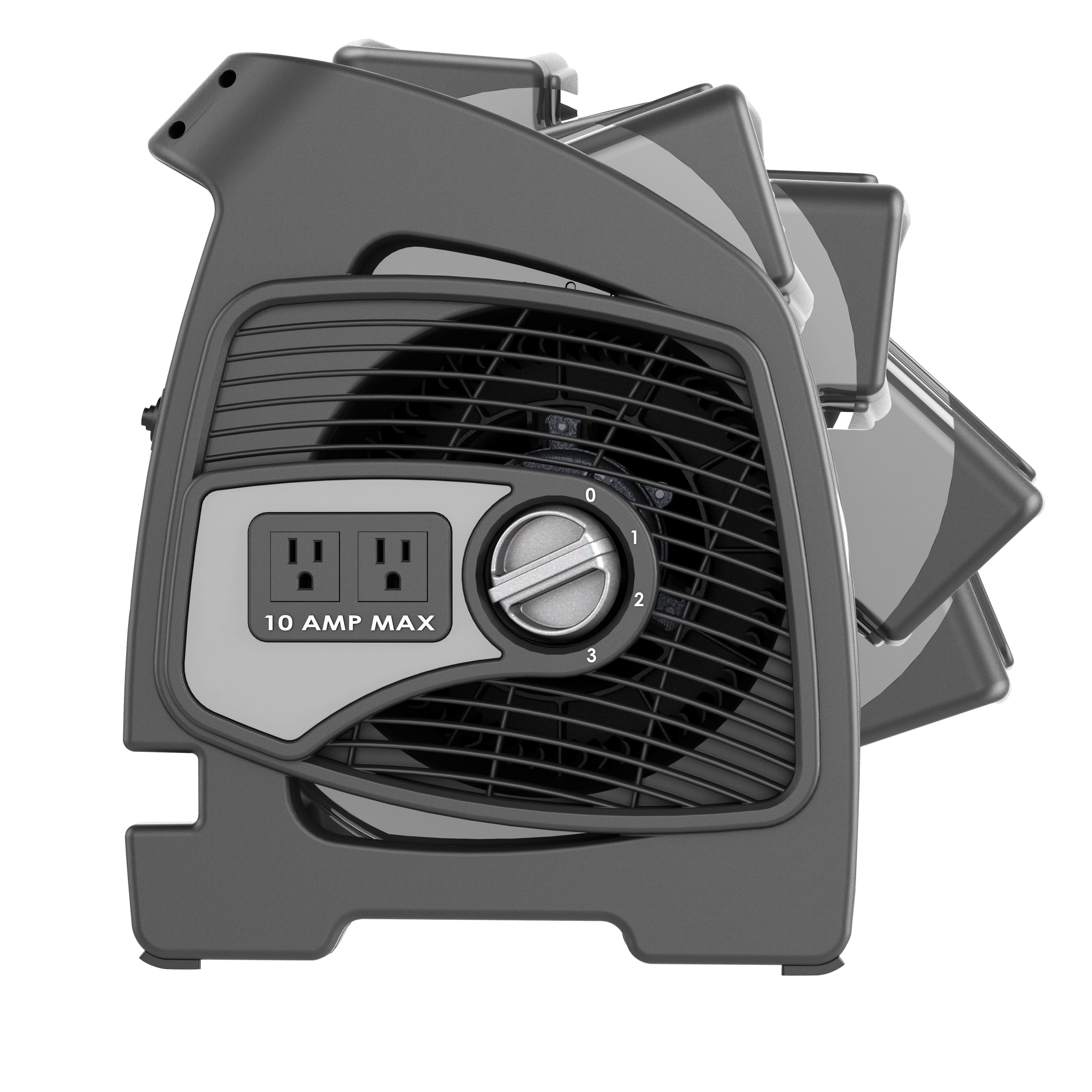 Lasko Max Performance Pivoting Utility Blower Floor Fan with Accessory  Outlet, U15701, Black - Walmart.com