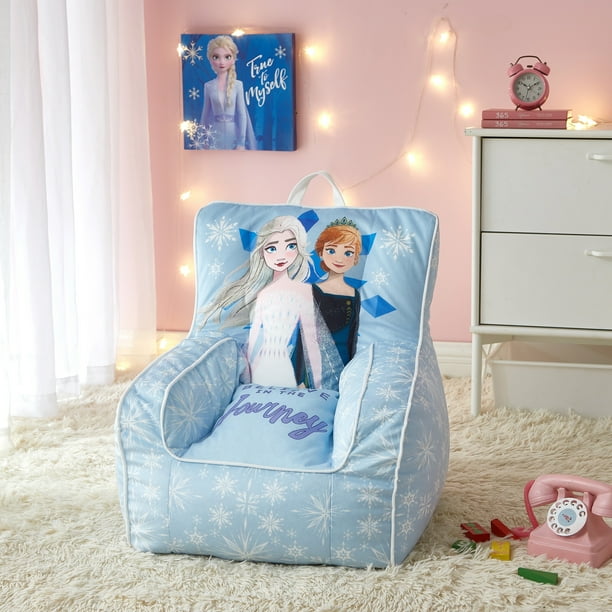 Frozen Toddler Bean Bag Chair, Sky Blue - Walmart.com - Walmart.com