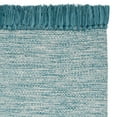 thumbnail image 4 of SAFAVIEH Montauk Justin Solid Braided Cotton Runner Rug, Turquoise, 2'3" x 7', 4 of 5