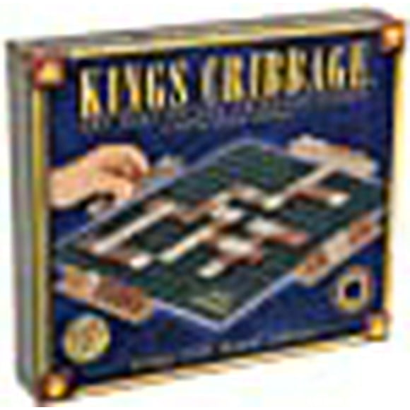 Everest 3-Color Track Cribbage Board with Pegs and Cards, Cribbage Board, Games, One Size, Multicolored