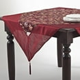 thumbnail image 2 of Saro Crewel Work Embroidered Table Topper, 2 of 2