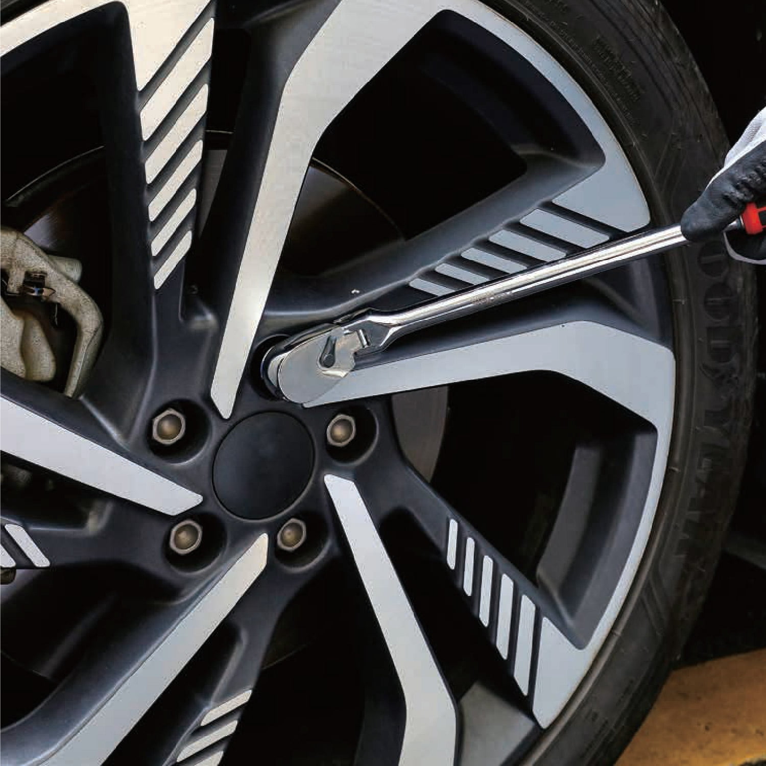 Hyper Tough 3/8-inch Drive 14-inch Flex-Head Ratchet