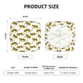 thumbnail image 6 of Uemuo Leopard Print Pattern Waterproof Square Couch Cushion Covers, Magic Sofa Covers Washable, Stretch Sofa Seat Cushion Slipcovers, 6 of 9