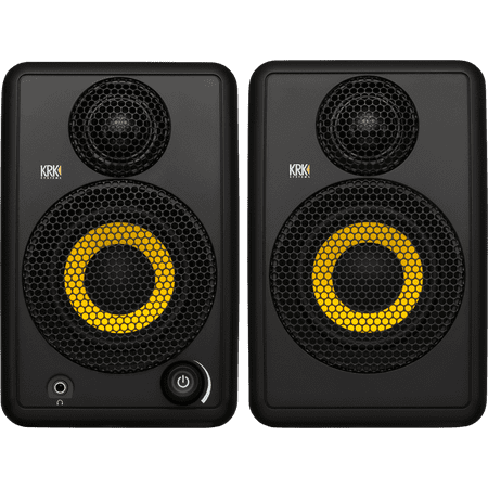 KRK GoAux 3 Inch Portable Studio Monitor System Pair