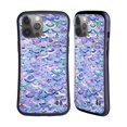 thumbnail image 1 of Head Case Designs Officially Licensed Micklyn Le Feuvre Marble Patterns Mosaic In Amethyst And Lapis Lazuli Hybrid Case Compatible with Apple iPhone 14 Pro Max, 1 of 7