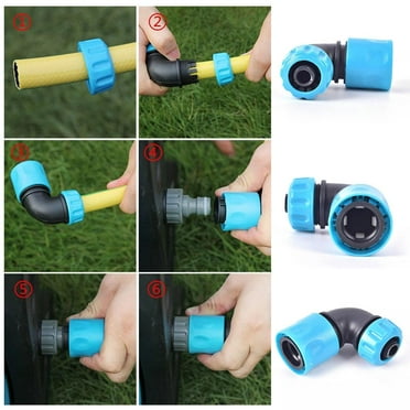 SHAPERME Water Connector Water Hose Elbow Faucet Joint Garden Hot Irrigation