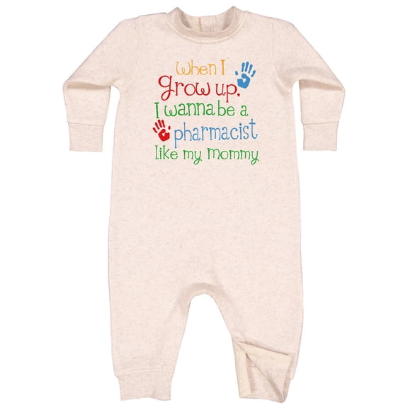 Inktastic Pharmacist Like Mommy Baby Fleece Romper