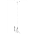 thumbnail image 7 of 2300P8-BN-Z-Lite-Wentworth - 1 Light Pendant In Restoration Style-15.25 Inches Tall and 7.5 Inches Wide-Brushed Nickel Finish, 7 of 7