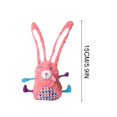 thumbnail image 2 of Dizzy Rabbit Foxs Dog Toy Rattle Paper Molar Plush Sound Puppy Dog ​​bite Resistant, 2 of 4