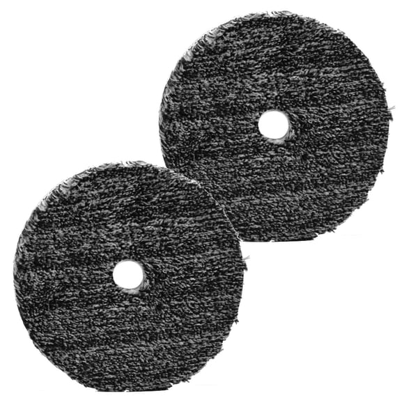 Buff and Shine 3” URO-Fibre Microfiber Pad (Black/White Fibers) – Professional Cutting Power with Refined Finishing Capability.