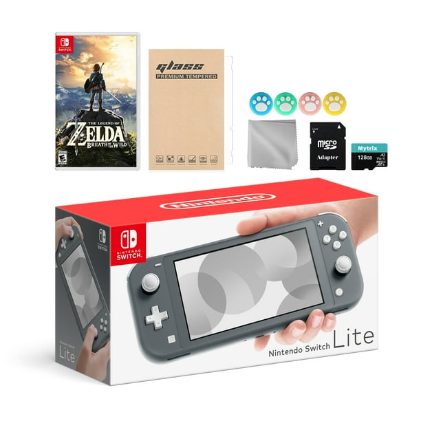 Nintendo Switch Lite Gray with The Legend of Zelda: Breath of the