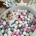 thumbnail image 6 of Joyfeel Ocean Balls 100PCS Round Ocean Ball Tent Filler Ocean Ball Toddlers Pit Balls, 6 of 8