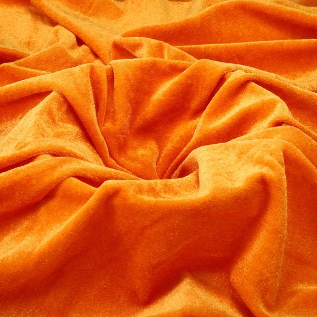 Tela de terciopelo dorado terracota de Uxcell por yarda, 3 yardas x 63 pulgadas de ancho para costura DIY