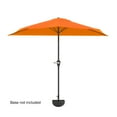 thumbnail image 5 of Pure Garden 9ft Half Umbrella for Balcony, Porch, or Deck, Terracotta, 5 of 7