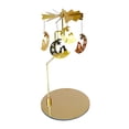 thumbnail image 2 of Abbracc Metal Rotating Candle Holder Candlestick Candle Storage Tray Modern Romantic Tea Moon, 2 of 9