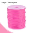 thumbnail image 2 of Uxcell 55 Yards 2mm Rose Red Rubber Cord Hollow for Bracelet Necklace Craft Making, 2 of 5