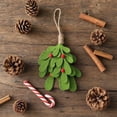 thumbnail image 5 of YuanGuangQ Christmas Artificial Leaf Hanging Decoration, Non Woven Fabric Festive Ornament for Holiday Decor, Hanging Decor for Wall Door Tree Window Home Indoor Holiday Party, 5 of 6
